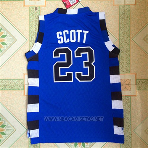 Camiseta Pelicula Tree Hill Nathan Scott NO 23 Azul